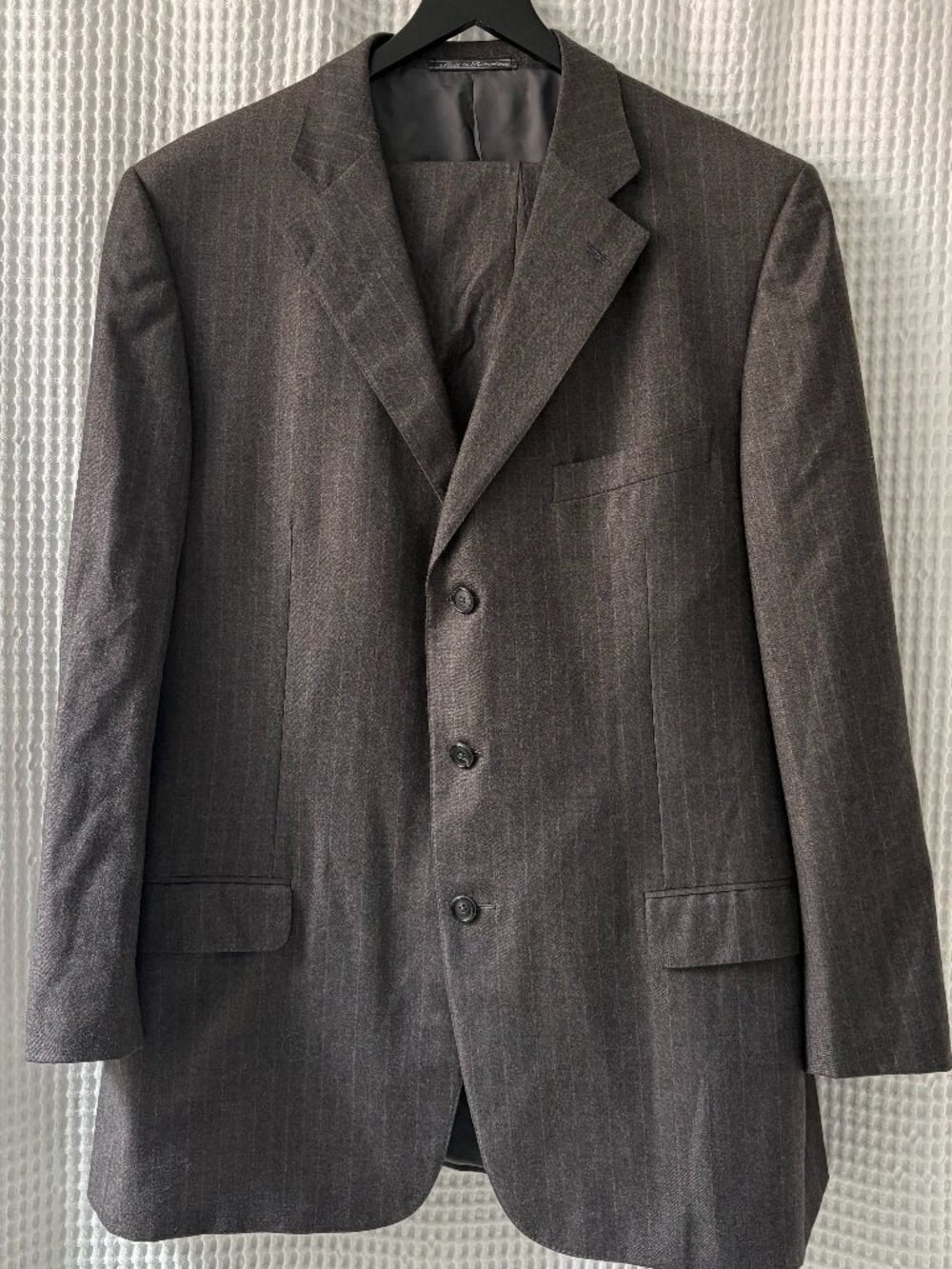 Ermenegildo Zegna Neiman Marcus cashmere blend men's two-piece suit 48L READ